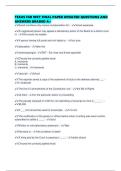 TEXAS CSR WKT FINAL PAPER UPDATED QUESTIONS AND ANSWERS GRADED A&plus;