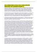 UCLA OPERATIONS ACTUAL FIFAL PAPER UPDATED QUESTIONS AND ANSWERS GRADED A&plus;
