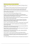 MMC 3420 Exam Questions and Answers Already Passed