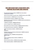 NCC NNP EXAM PART 2 WITH 100&percnt; VERIFIED SOLUTIONS 2026 UPDATE&excl;&excl;
