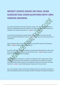 NEWEST UPDATE EMGM 106 FINAL EXAM  GUIDE&sol;ACTUAL EXAM QUESTIONS WITH 100&percnt;  VERIFIED ANSWERS&period;