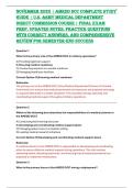 November 2025 &vert; AMEDD DCC Complete Study Guide &vert; U&period;S&period; Army Medical Department Direct Commission Course &vert; Final Exam Prep&comma; Updated Notes&comma; Practice Questions with Correct Answers&comma; and Comprehensive Review for Semester-End Success