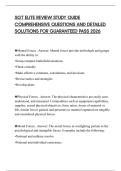 SGT ELITE REVIEW STUDY GUIDE COMPREHENSIVE QUESTIONS AND DETAILED SOLUTIONS FOR GUARANTEED PASS 2026
