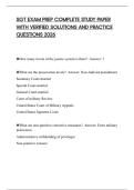 SGT EXAM PREP COMPLETE STUDY PAPER WITH VERIFIED SOLUTIONS AND PRACTICE QUESTIONS 2026