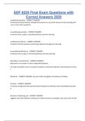 EDF 6225 Final Exam Questions with Correct Answers 2025