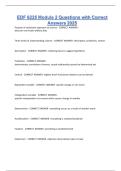 EDF 6225 Module 2 Questions with Correct Answers 2025