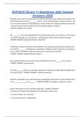 EDF6225 &lpar;Exam 1&rpar; Questions with Correct Answers 2025