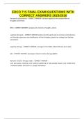 EDCO 715 FINAL EXAM QUESTIONS WITH CORRECT ANSWERS 2025-2026&period;