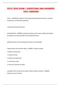 PSYC 3650 EXAM 1 QUESTIONS AND ANSWERS 100&percnt; VERIFIED 