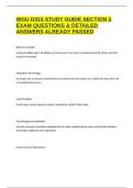 WGU D315 STUDY GUIDE SECTION 3 EXAM QUESTIONS & DETAILED ANSWERS ALREADY PASSED