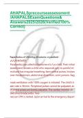 AHAPALSprecourseassessment  &sol;AHAPALSExamQuestions&  Answers2025&sol;2026&lpar;Verified100&percnt;  Correct&rpar; 