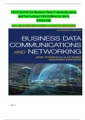 Test Bank &ndash; Business Data Communications and Networking &lpar;14th Edition&comma; by Jerry FitzGerald & Alan Dennis&rpar; &ndash; Complete All Chapters Included &vert; Verified Answers &vert; A&plus; Pass Guaranteed &vert; Latest 2025&sol;2026 Edition