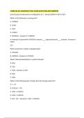 CHEM 230 &lpar;ALTAMIRANO&rpar; FINAL EXAM QUESTIONS AND ANSWERS 
