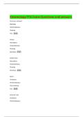 Entomology FFA Exam Questions and answers 