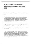 SHOPIFY FOUNDATIONS EXAM PREP QUESTIONS AND ANSWERS 2026 STUDY GUIDE