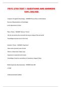 PSYC 2700 TEST 1 QUESTIONS AND ANSWERS 100&percnt; SOLVED 