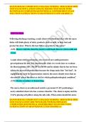 BATON ROUGE COMMUNITY COLLEGE NURSING MED-SURGE HESI  EXIT EXAM NEW LATEST UPDATE 2022&sol;2023 TEST-BANK WITH  RATIONALES COMPLETED QUESTIONS & ANSWERS BEST EXAM  SOLUTION SATISFACTION GUARANTEED SUCCESS GRADED A&plus;