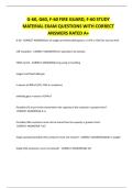 G-60&comma; G60&comma; F-60 FIRE GUARD&comma; F-60 STUDY MATERIAL EXAM QUESTIONS WITH CORRECT ANSWERS RATED A&plus;&period;