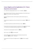 Linear Algebra and its Applications Ch&period; 3 Exam  Questions and answers 