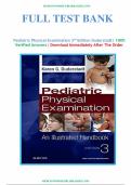 Test Bank For Pediatric Physical Examination 3rd Edition By Karen G&period; Duderstadt&comma; Chapter 1-20&colon; ISBN- ISBN-&comma; A&plus; guide&period;