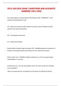 PSYC 420 UIUC EXAM 1 QUESTIONS AND ACCURATE ANSWERS 100&percnt; PASS 