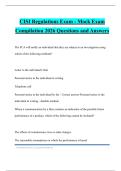 CISI Regulations Exam - Mock Exam Compilation 2026 Questions and Answers