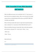 CISI&colon; Securities Exam 2026 Questions and Answers