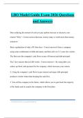 LBO Model Guide Exam 2026 Questions and Answers