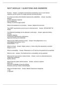 NSVT MODULE 1 QUESTIONS AND ANSWERS