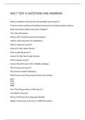 NSVT TEST 6 QUESTIONS AND ANSWERS