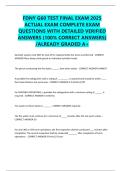 FDNY G60 TEST FINAL EXAM 2025 ACTUAL EXAM COMPLETE EXAM QUESTIONS WITH DETAILED VERIFIED ANSWERS &lpar;100&percnt;- CORRECT ANSWERS&rpar; ALREADY GRADED A&plus;&period;