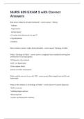 NURS 629 EXAM 3 with Correct Answers