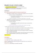 PHARM N180 EXAM 1 STUDY GUIDE &vert; WEST COAST UNIVERSITY