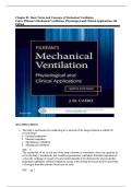 Basic Terms and Concepts of Mechanical Ventilation