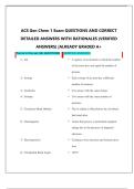 ACS Gen Chem 1 Exam QUESTIONS AND CORRECT DETAILED ANSWERS WITH RATIONALES &lpar;VERIFIED ANSWERS&rpar; &vert;ALREADY GRADED A&plus;