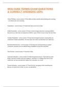 WGU D265 TERMS EXAM QUESTIONS & CORRECT ANSWERS 100&percnt;