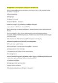 N110 ATI Exam 2 part 2 Questions and Answers Already Passed