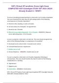 VATI  Virtual ATI Predictor Green Light ExamCompleted VATI Greenlight Study Set 2024-2025&comma; Already Graded A&plus;&comma; New&excl;