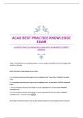 ACAS Best Practice Knowledge Exam&colon; Operations and Compliance for Tenable&period;sc and Nessus