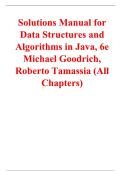 Solutions Manual&colon; Data Structures and Algorithms in Java&comma; 6e &lpar;Goodrich & Tamassia&rpar;