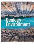TEST BANK FOR Geology and the Environment&colon; Living with a Dynamic Planet 8th Edition by Paul Bierman&comma; Richard Hazlett ISBN&colon;978-0357851654 COMPLETE GUIDE ALL CHAPTERS COVERED 100&percnt; VERIFIED A&plus; GRADE ASSURED&excl;&excl;&excl;&excl;&excl;NEW LATEST UPDATE&excl;&excl;&excl;&excl;