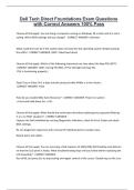 Dell Tech Direct Foundations Exam Questions with Correct Answers 100- Pass