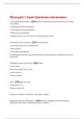 Mrcp part 1 Exam Questions and answers 
