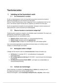 Toerismecodex samenvatting