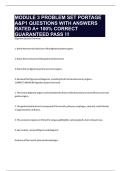 MODULE 3 PROBLEM SET PORTAGE A&P1 QUESTIONS WITH ANSWERS RATED A&plus; 100&percnt; CORRECT GUARANTEED PASS &excl;&excl;&excl;