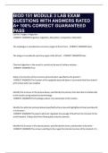 BIOD 151 MODULE 3 LAB EXAM QUESTIONS WITH ANSWERS RATED A&plus; 100&percnt; CORRECT GUARANTEED PASS