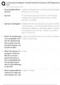 Investigator-Initiated Studies &sol; FDA & GCP Compliance Guide &sol; 2025 Update &sol; Score 100&percnt;