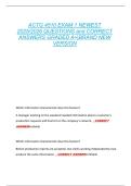 AVIT 428 Test 1 Exam Newest  2025&sol;2026 Questions and Correct  Answers Graded A&plus;&vert;Assured Success 
