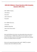 CSE 2421 Midterm 1 Exam Questions With Complete Answers 100&percnt; Pass 