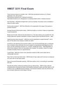 HMGT 3311 Final Exam NEWEST 2026&sol;2027 ACTUAL EXAM COMPLETE QUESTIONS AND CORRECT DETAILED ANSWERS &lpar;VERIFIED ANSWERS&rpar; &vert;ALREADY GRADED A&plus;&vert;&vert;BRAND NEW&excl;&excl;